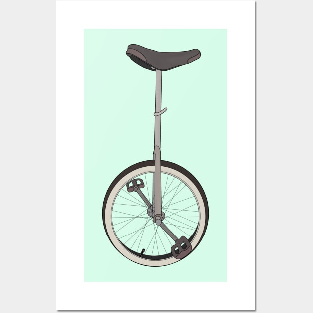 Monocycle Wall Art by DiegoCarvalho